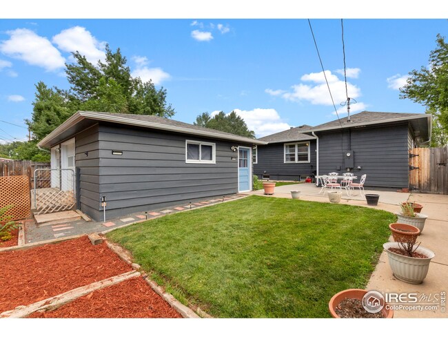 Oversized 2 car detached garage with 15X19 patio