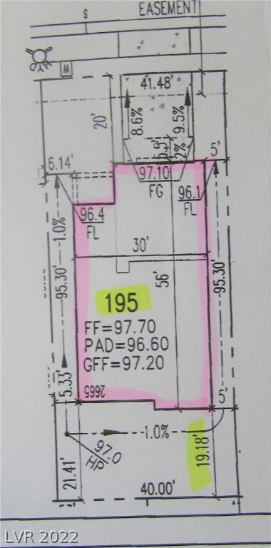 plot plan with yard dimensions. Plot plan is repre