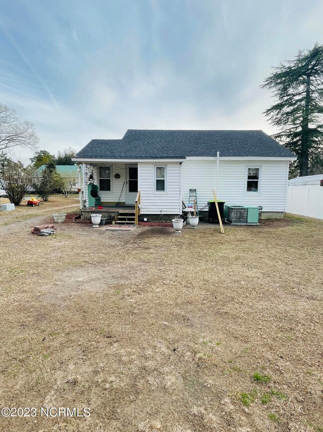 Back of property