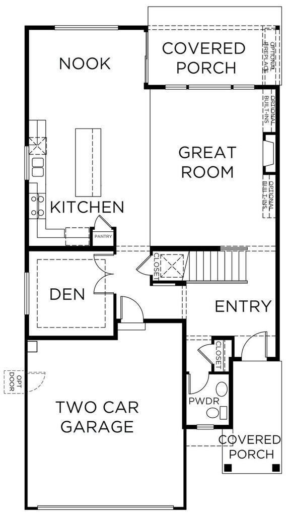 This is a general representation of floor plan and may vary from actual home constructed. Features in photos, upgrades, elevation, materials, dimensions and layout all subject to change.