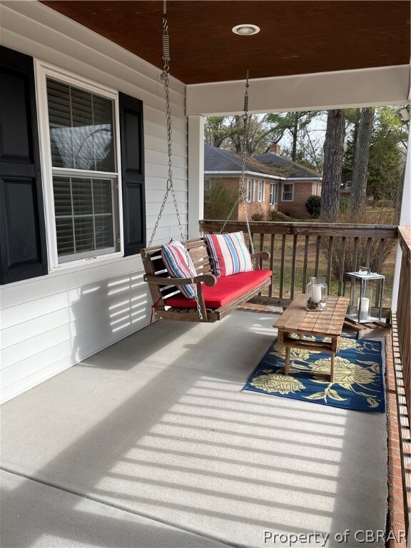 Front Porch large enough to add more seating