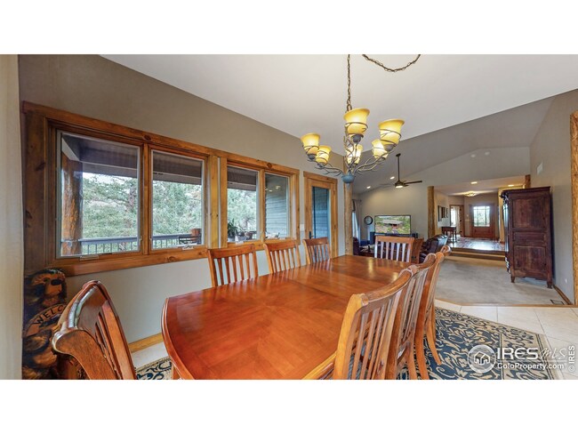 Windows looking out to deck