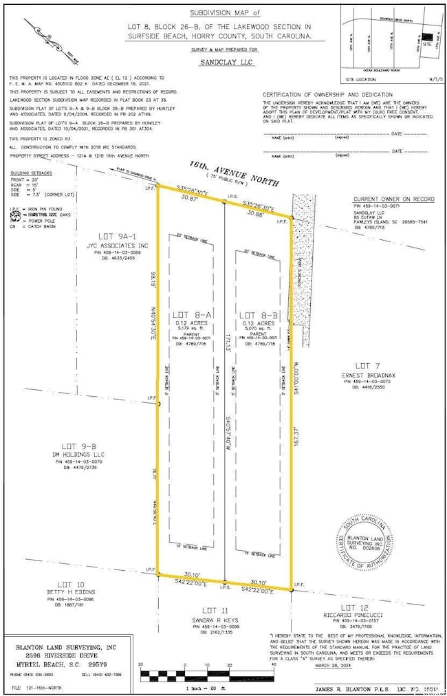 Survey map / technical document