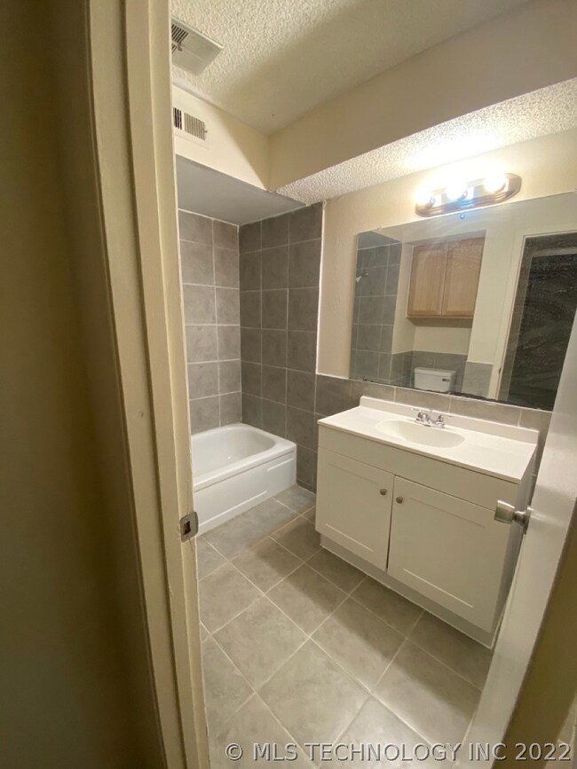Bathroom sink area
