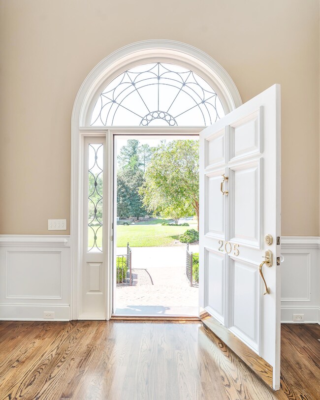 Gorgeous Front Door with Paladian Window