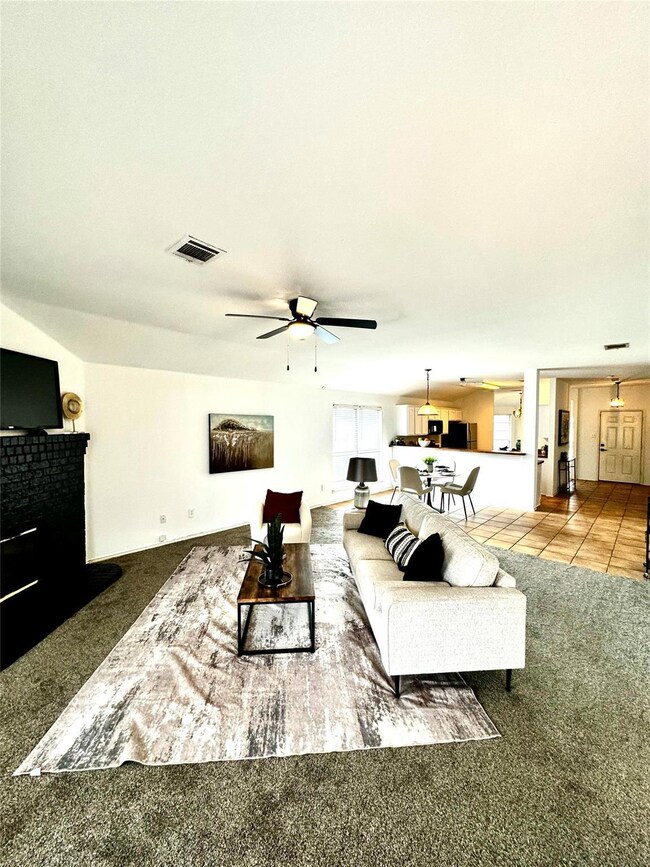 All new carpet throughout the house