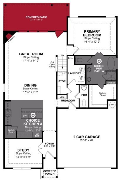 Beazer Homes Stark Farms Berkshire Floorplan.