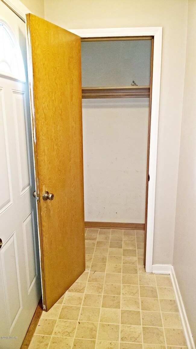 Front entry closet