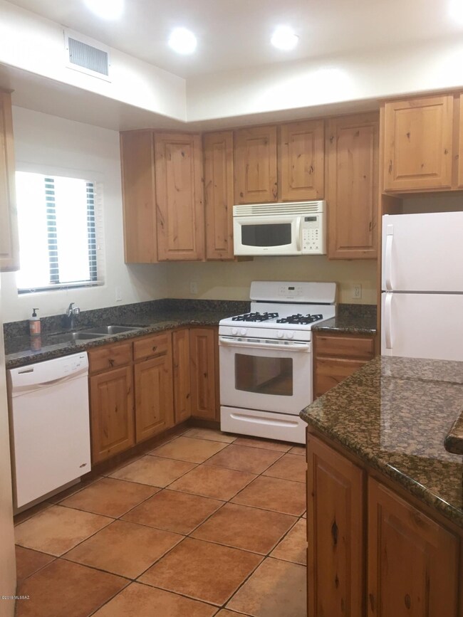 Kitchen with granite