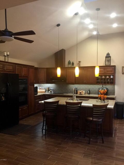 Remodeled kitchen