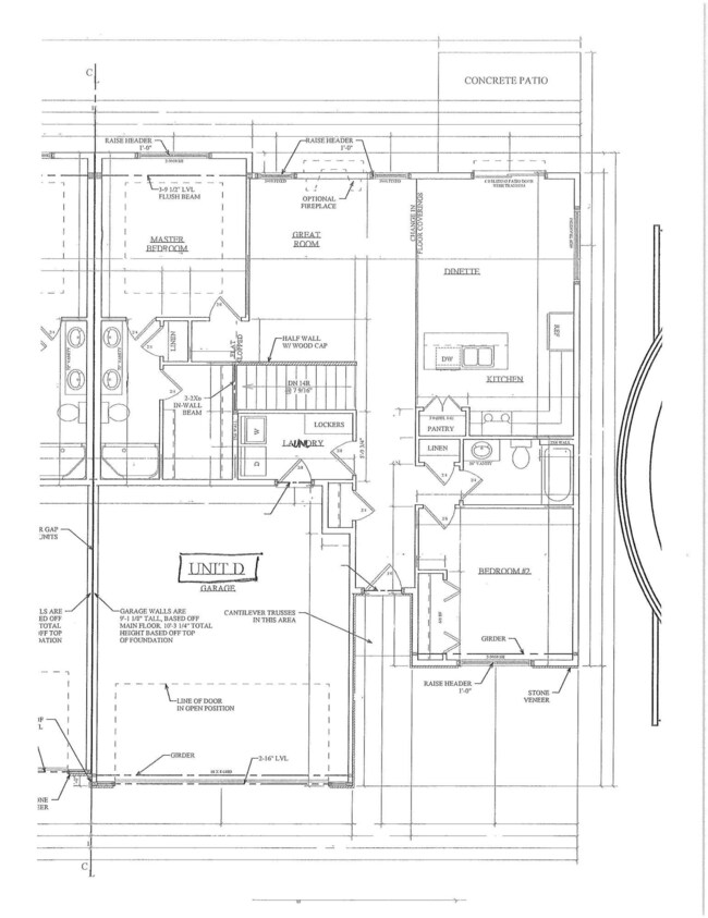 Unit D floorplan pic