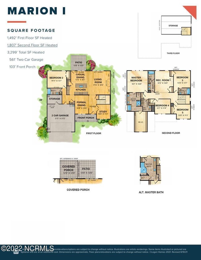 Revised Marion I - Floor Plan MLS