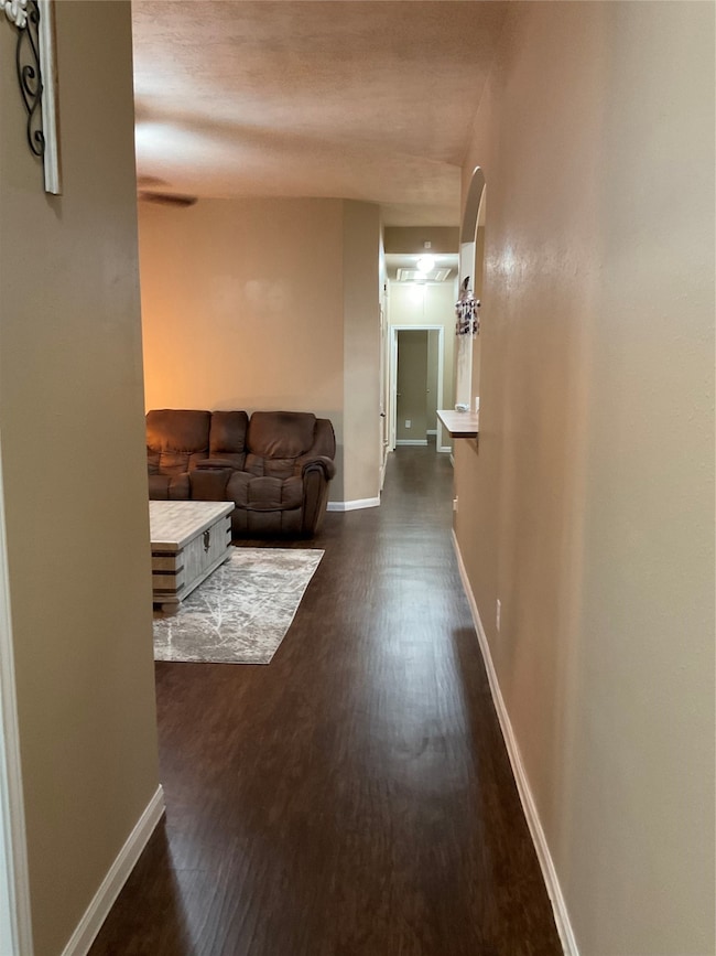 Just inside the front door as you step into this a
