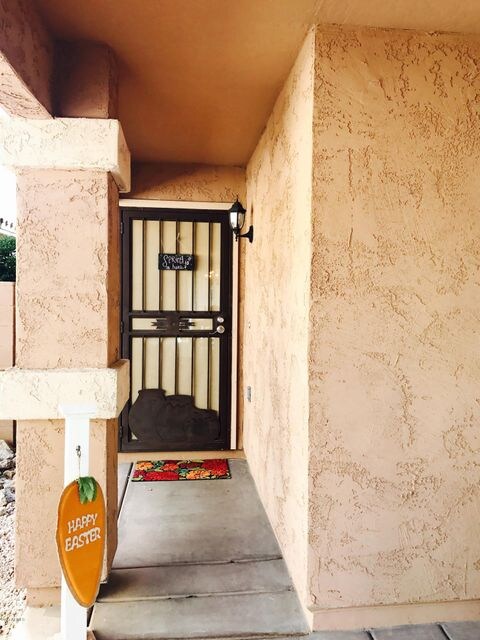 Front Entry with Security Door