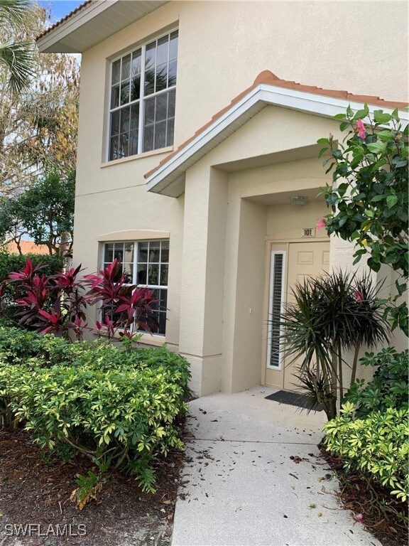Approach to the Front Door.

