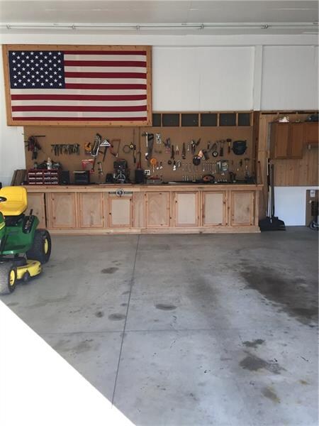Rear 3 car Garage