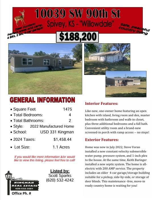 10039 SW 90 St, Spivey, KS 67142 - photo 2