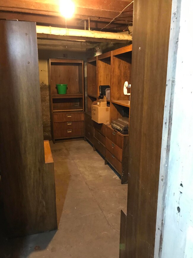 Storage in the basment