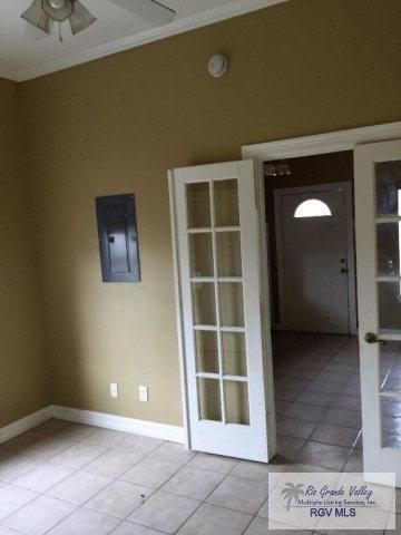 entrance to 1st bathroom