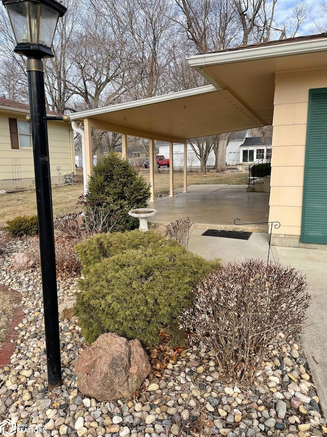 Covered patio