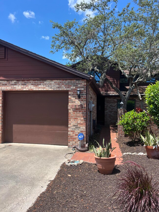 Duplex Garage and walkway