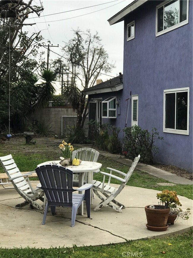 Backyard looking back to the house