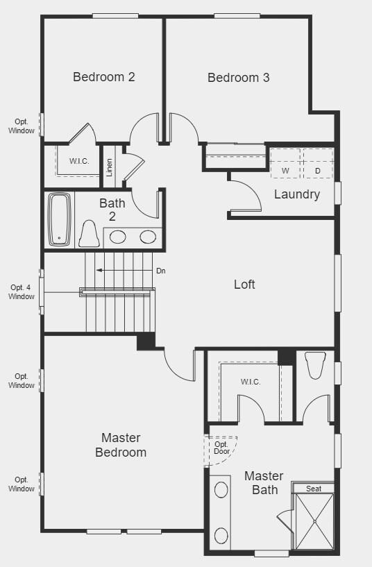 Structural options include: multipurpose loft.