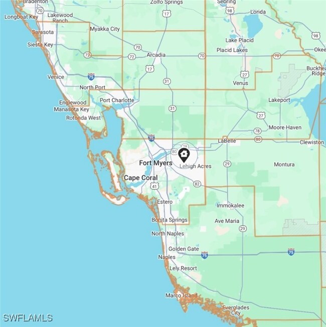 Map location