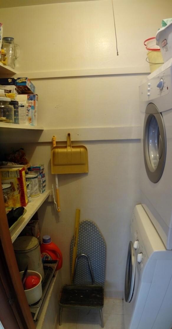 Pantry/Laundry off the kitchen