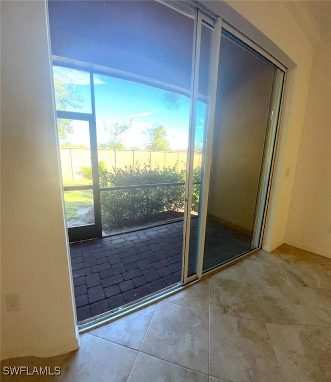 Screened back lanai area.