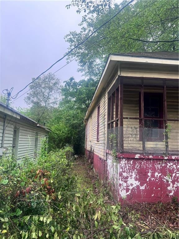 View of property exterior
