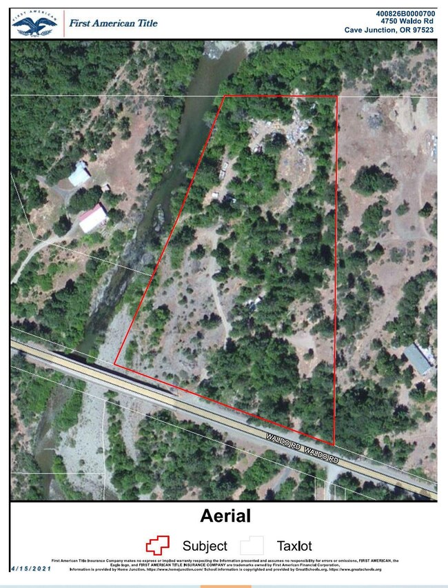 7 _ 4750 Waldo Close Up Aerial Map