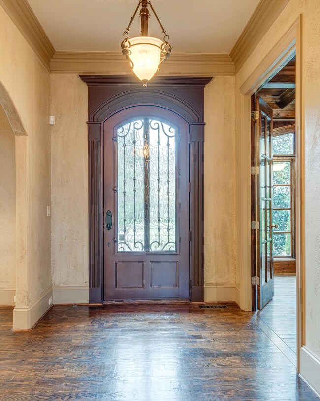 Entry with custom Castle door