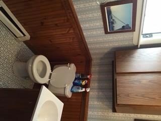 First floor powder room