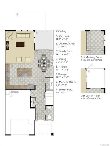 FIRST FLOOR - This home includes the fireplace in 