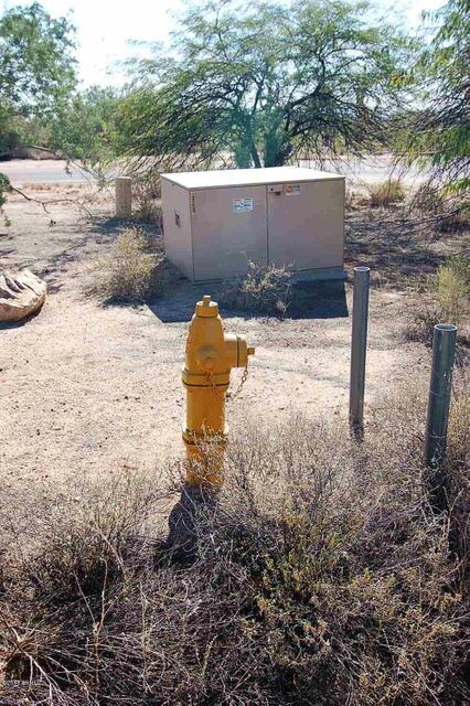 Hydrant and APS on property