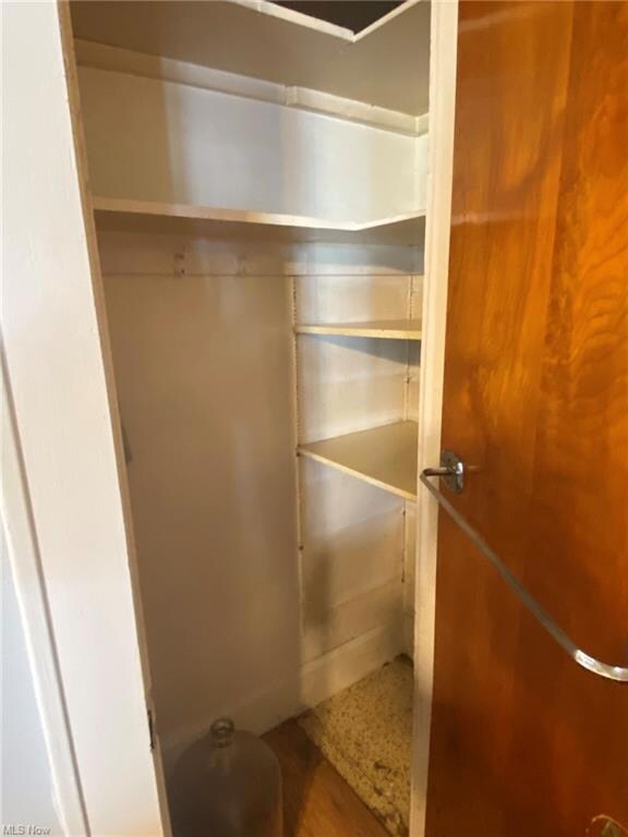 Pantry cupboard in kitchen.