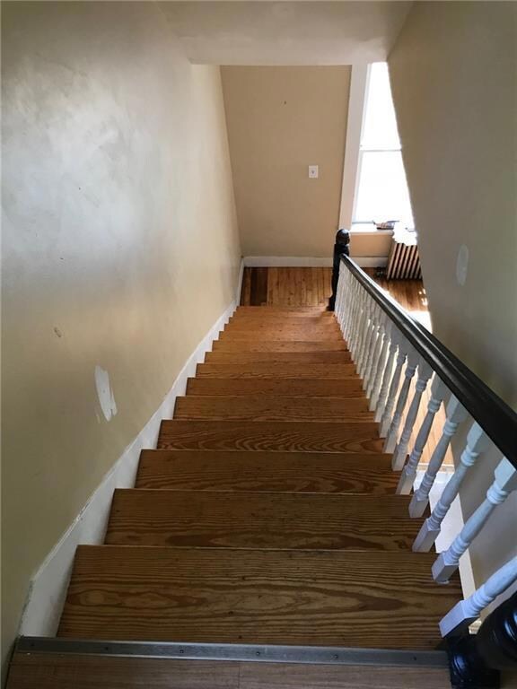 Stairs to second level