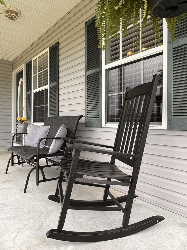 wonderful front porch sitting! 