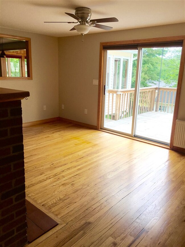 Comes with a fireplace!  No, it's not a gas firepl