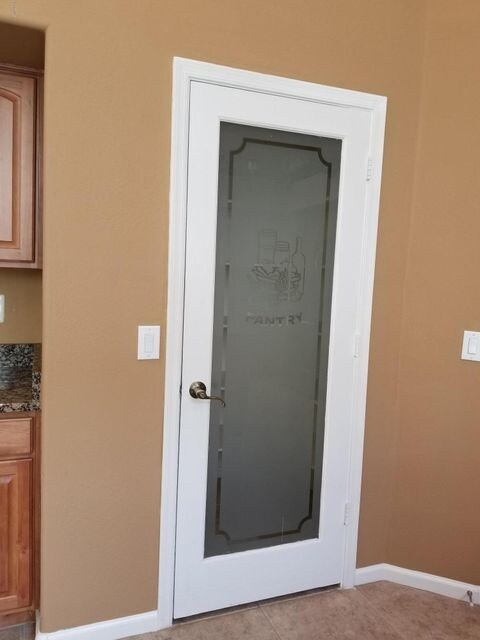 Custom pantry door