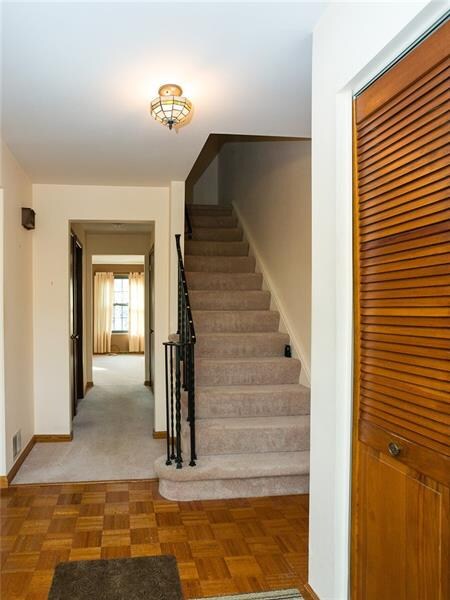 Large hallway closet just off the foyer along with