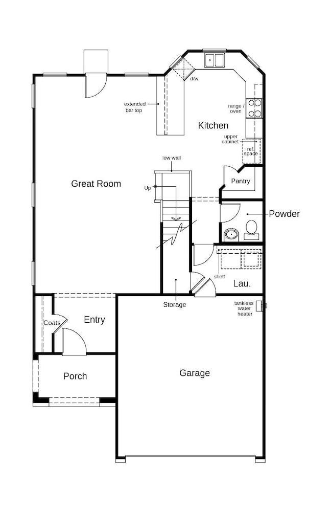 This floor plan features 3 bedrooms, 2 full baths,