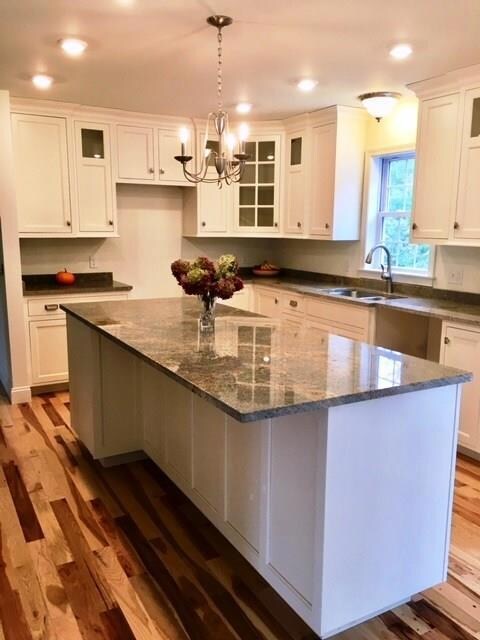 Beautiful center island with seating...