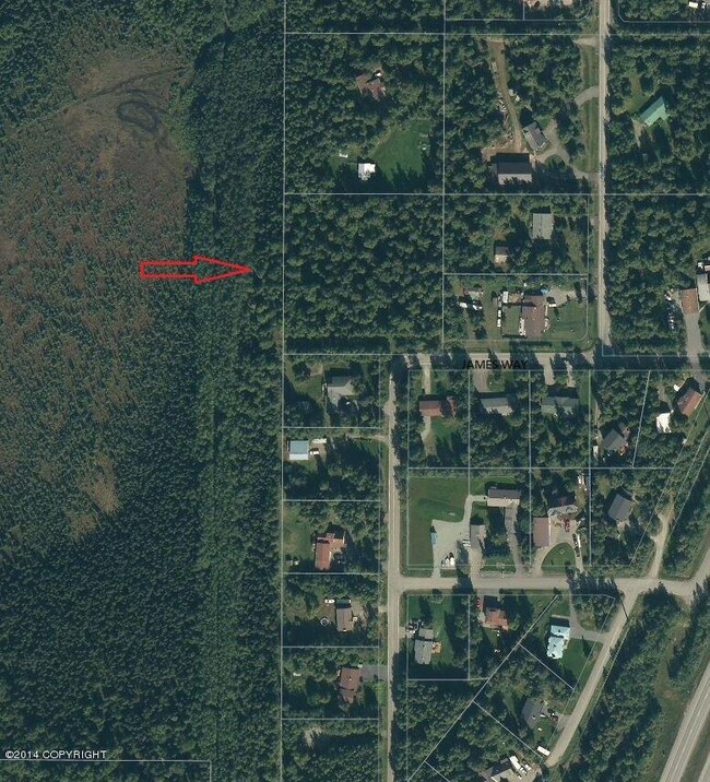 parcel air photo map