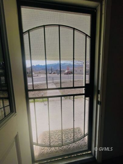 View out front door looking out