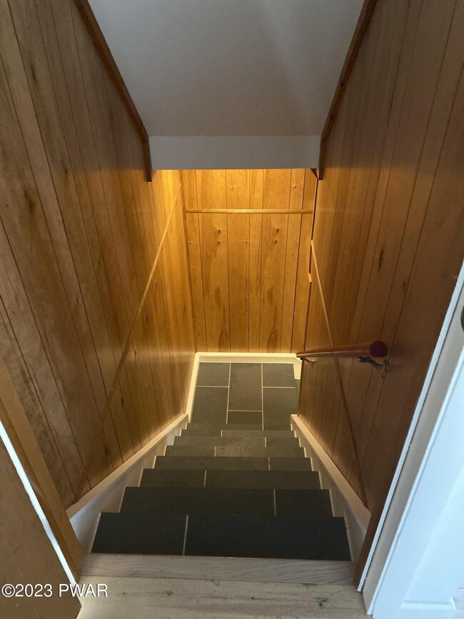 stairs to second level