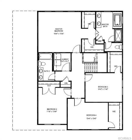 Second level of the Savannah Floor Plan by Eagle C
