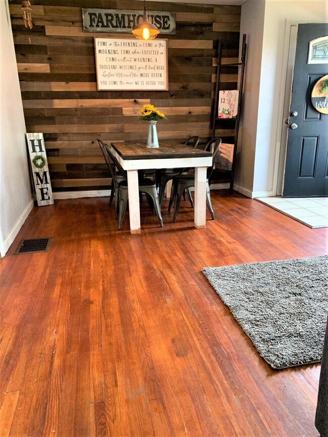 Shiplap Wall in Living Area