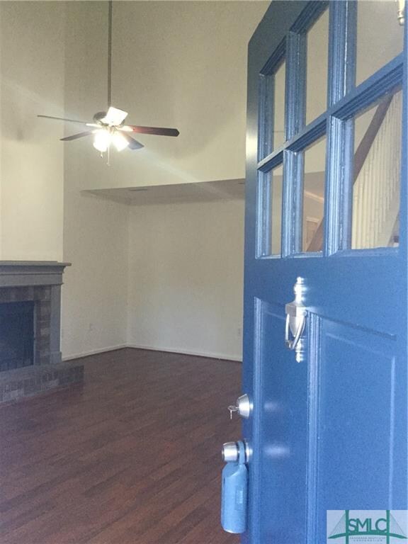 This beautiful door opens directly into the two st